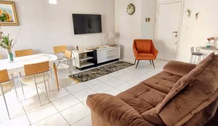 Lindo Apto com 94 m2 á venda, 02 dormitório sendo 01 Suíte, Sala, Cozinha, 01 Vaga no Canto do Forte - Praia Grande - SP