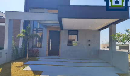 Linda Casa Térrea de 115m² à venda no excelente Condomínio Fechado Horto Florestal Villagio- Sorocaba - SP.