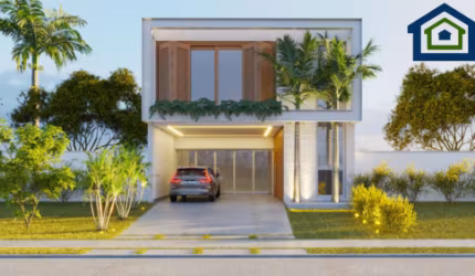 Lindo Sobrado de 196m² de área Construída e Terreno 204m² à venda no excelente Condomínio Fechado Gran Reserve em Indaiatuba- SP.