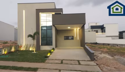 Linda Casa Térrea de 141m² à venda no excelente Condomínio Fechado Gran Reserve em Indaiatuba- SP.
