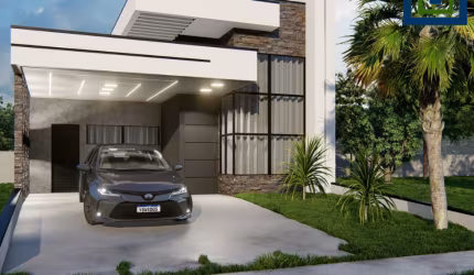 Linda Casa Térrea de 135m² à venda no excelente Condomínio Fechado Gran Reserve em Indaiatuba- SP.