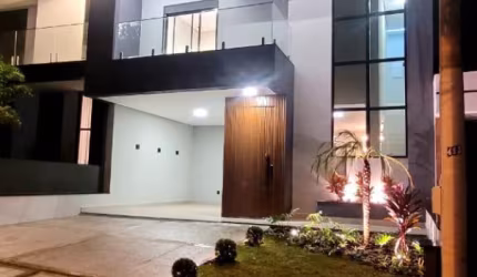 Lindo Sobrado de 210m² à venda no excelente Condomínio Fechado Gran Reserve em Indaiatuba- SP.