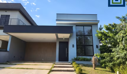 Linda Casa Térrea de 144m² à venda no excelente Condomínio Fechado Gran Reserve em Indaiatuba- SP.