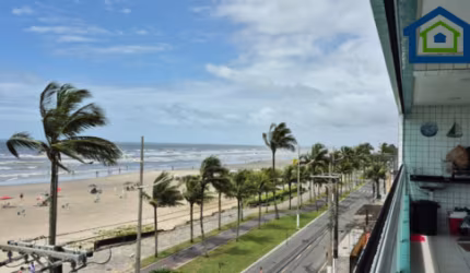 Lindo Apto com 83m2 á venda, 02 dormitório sendo 01 Suíte, Sala, Cozinha, 02 Vagas no Jardim Imperador - Praia Grande - SP