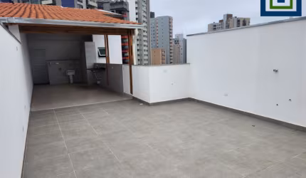Linda Cobertura á venda de 144m² com 03 Dormitórios Sendo 01 Suíte, na Vila Assunção - Santo André - SP.