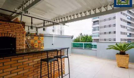 Linda Cobertura á venda de 106m² com 02 Dormitórios, no Vila Gilda - Santo André - SP.
