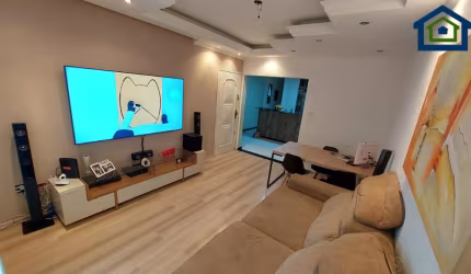 Lindo Apartamento de 78m² com 02 Dormitórios Sendo 01 Suíte, á venda, no Vila Pires, em Santo André - SP