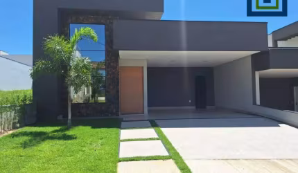 Linda Casa Térrea  de 200m² de Área Construída, e Terreno de 300m², à venda no excelente Condomínio Fechado Piemonte em Indaiatuba- SP.