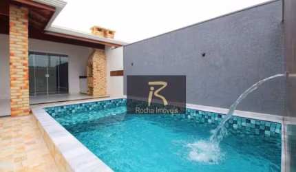Casa com 2 dormitórios à venda, 90 m² por R$ 430.000,00 - Flora Rica - Peruíbe/SP
