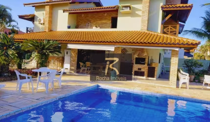 Casa com 5 dormitórios - venda por R$ 1.700.000,00 ou aluguel por R$ 7.500,00/mês - Bougainvillee III - Peruíbe/SP