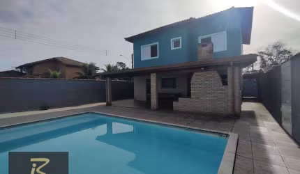 Sobrado com piscina  com 4 dormitórios à venda, 187 m² por R$ 750.000 - Condominio Jardim Sao Luiz - Peruíbe/SP