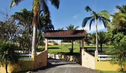 Excelente  Chácara em condomínio  6 sendo 4 suítes um luxo à venda, 7800 m² por R$ 1.300.000.00 - Parque Serra Mar - Peruíbe/SP
