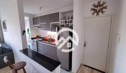 Apartamento com 2 dormitórios à venda, 56 m² por R$ 292.000,00 - Residencial Cores das Indias - Caçapava/SP