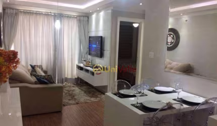 Apartamento com 2 dormitórios à venda, 54 m² por R$ 265.000,00 - Parque São Luís - Taubaté/SP
