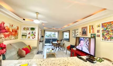 Apartamento de 100m², Localização privilegiada! Jardim Tres Marias, Enseada Guarujá - SP.