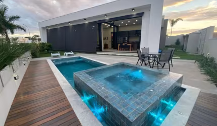 Casa dos sonhos no Condomínio Alphaville Nova Esplanada 4 com 555M².