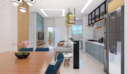 Apartamento com 2 dormitórios à venda, 54 m² por R$ 380.000 - Vila Santa Cruz - Santa Bárbara D'Oeste/SP