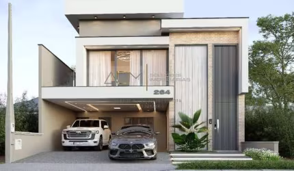 Casa belissima em construção no Cond. Reserva Central Parque em Botucatu-SP