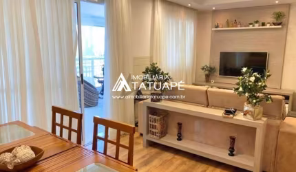 Apartamento com 3 quartos à venda na Praça Louveira, 51, Tatuapé, São Paulo, 122 m2 por R$ 1.595.000