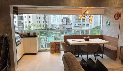 Apartamento à venda, Vila Mariana, São Paulo, SP com 66 m² 1 Suite e 1 vaga de garagem, mobiliado a