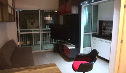 Apartamento MOBILIADO, com 50m²,à venda, Moema Pássaros, São Paulo, SP