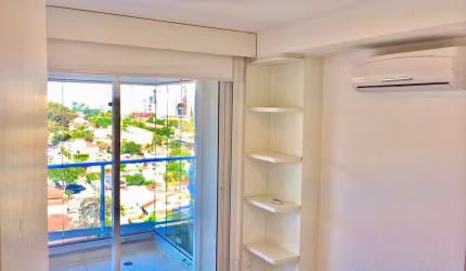 Apartamento de 50m² para locação, Campo Belo, São Paulo, SP. com 1 Dormitório, Sala, Cozinha, 1 Vag