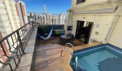 Cobertura / Penthouse à venda, com 3 dormitórios, 3 suítes, 3 vagas e 158M², localizado no Tatuapé,