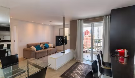 Apartamento MOBILIADO de 71m² para locação, Vila Nova Conceição, São Paulo, SP. com 2 Dormitórios,
