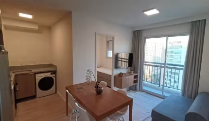 Apartamento à venda Mobiliado 2 Dormitorios  36m2, Indianópolis, São Paulo, SP