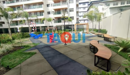 Apartamento novo de 3 quartos SENDO 1 SUÍTE, 100 metros da praia do Forte.