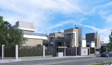 Casa em Condomínio de Luxo em Santa Felicidade, Curitiba-PR: 3 Quartos, 3 Suítes, 4 Banheiros, 2 Vagas de Garagem e 167,13 m² de Área.