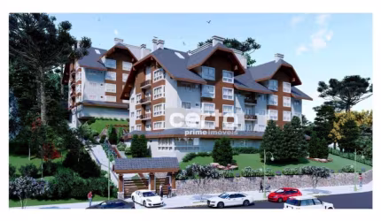 Apartamento com 1 dormitório à venda, 52 m² - Centro - Gramado/RS