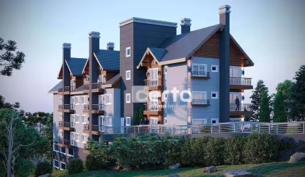 Apartamento com 1 dormitório à venda, 54 m² - Avenida Central - Gramado/RS