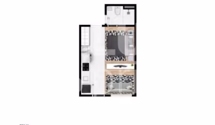 Apartamento Studio de 30m², à venda, ao lado do metrô Jardim São Paulo