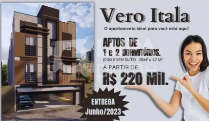 Apartamento com 2 dormitório sendo 1 suíte á venda na Vila Isolina Mazzei