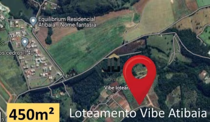 Terreno à venda, 450 m² por R$ 80.000,00 - Boa Vista - Atibaia/SP