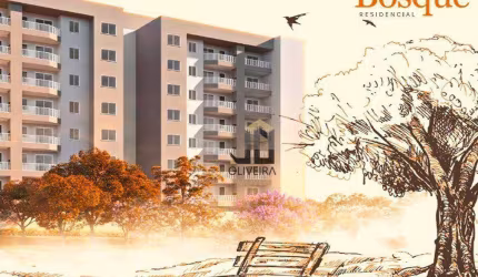 Apartamento com 2 dormitórios à venda, 54 m² por R$ 289.750,00 - Residencial Moradas do Bosque - Bom Jesus dos Perdões/SP