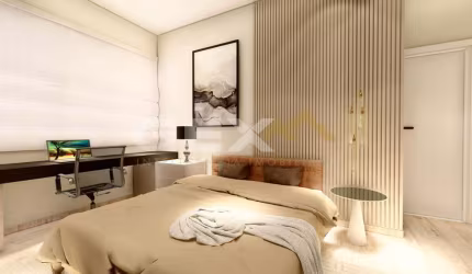 Apartamento em construção com 02 suítes e 01 vaga no centro
