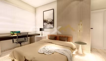 Apartamento em construção com 02 suítes e 01 vaga no centro