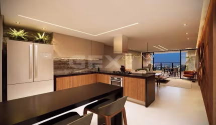 Apartamento à venda em construção no Centro, 3 quartos sendo 1 suíte com closet.