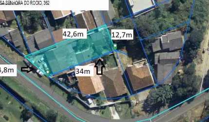 Terreno para Venda em Curitiba, Santa Cândida, 3 dormitórios, 1 banheiro, 4 vagas