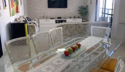 Apartamento para Venda em Guarujá, Pitangueiras, 4 dormitórios, 4 suítes, 5 banheiros, 2 vagas