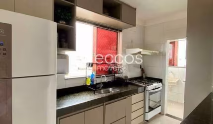 Apartamento à venda, 2 quartos, 1 suíte, 2 vagas, Novo Mundo - Uberlândia/MG