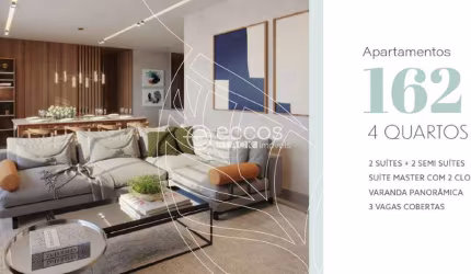 Apartamento à venda, 4 quartos, 2 suítes, 3 vagas, Santa Lúcia - Belo Horizonte/MG
