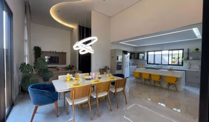 Casa em condomínio à venda, 3 quartos, 3 suítes, 2 vagas, Laranjeiras - Uberlândia/MG
