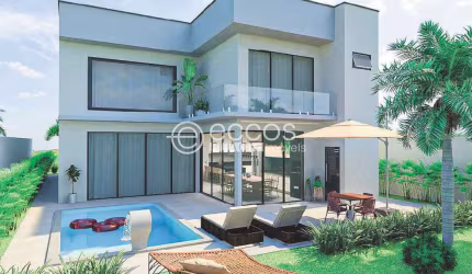 Casa em condomínio à venda, 4 quartos, 4 suítes, Granja Marileusa - Uberlândia/MG