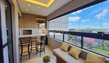 Apartamento à venda, 3 quartos, 1 suíte, 2 vagas, Santa Mônica - Uberlândia/MG