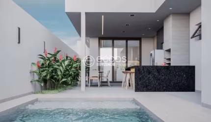 Casa em condomínio à venda, 4 quartos, 3 suítes, 4 vagas, Laranjeiras - Uberlândia/MG