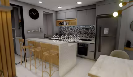 Apartamento à venda, 2 quartos, 1 suíte, 1 vaga, Novo Mundo - Uberlândia/MG