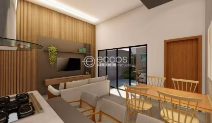 Casa à venda, 2 quartos, 1 suíte, 2 vagas, Shopping Park - Uberlândia/MG